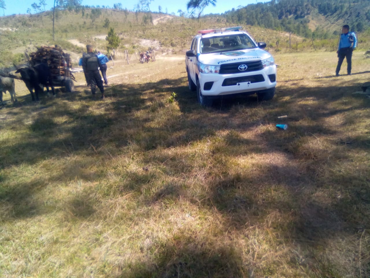 Se reportan primeros resultados con la intervención del Primer Batallón de Ingenieros y la Policía Nacional (PN) para prevenir la tala ilegal en la microcuenca del Río Guaratoro.