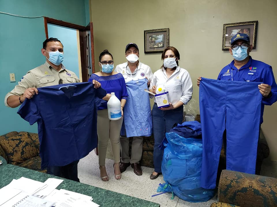 SINAGER entrega segundo lote de equipos de protección al Hospital Santa Teresa