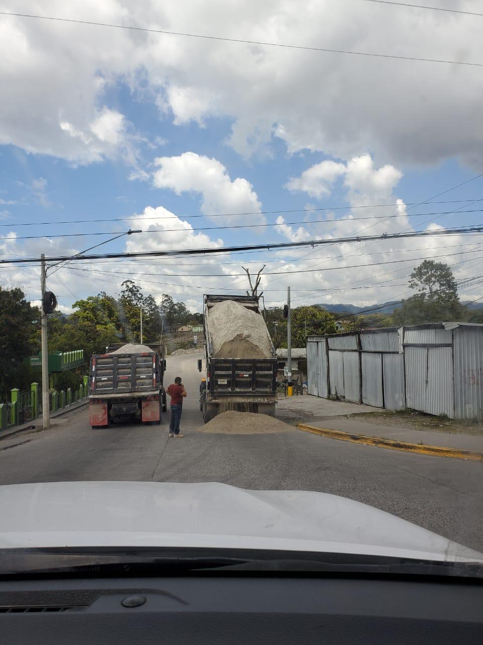 Cierran accesos de entrada y salida a la ciudad de Siguatepeque