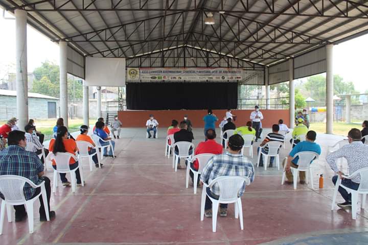 Autoridades del CODEM, CCICOM y SINAGER socializan medidas de bioseguridad que deben implementar empresarios de ferreterías en Comayagua
