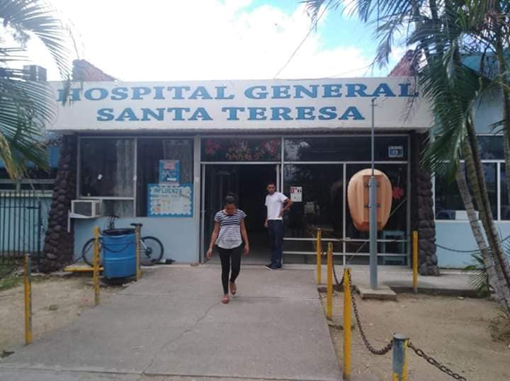 Cinco fallecidos por sospechas de COVID-19 se reporta en el hospital Santa Teresa durante el fin de semana