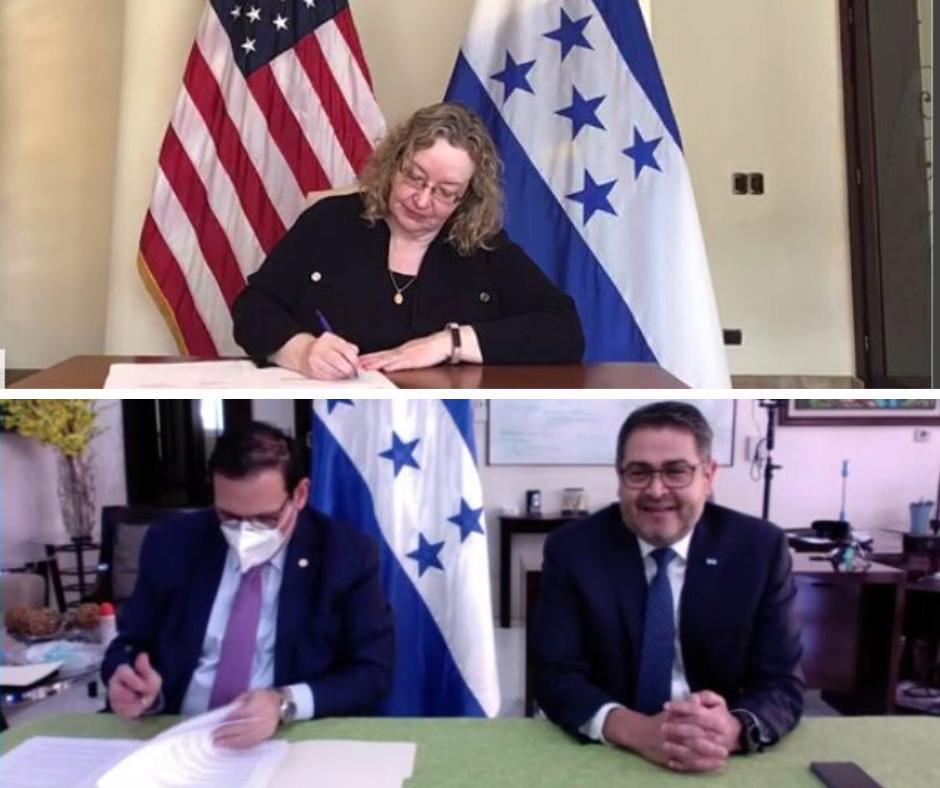 Estados Unidos y Honduras firman Memorándum de Entendimiento para implementar iniciativa América Crece.