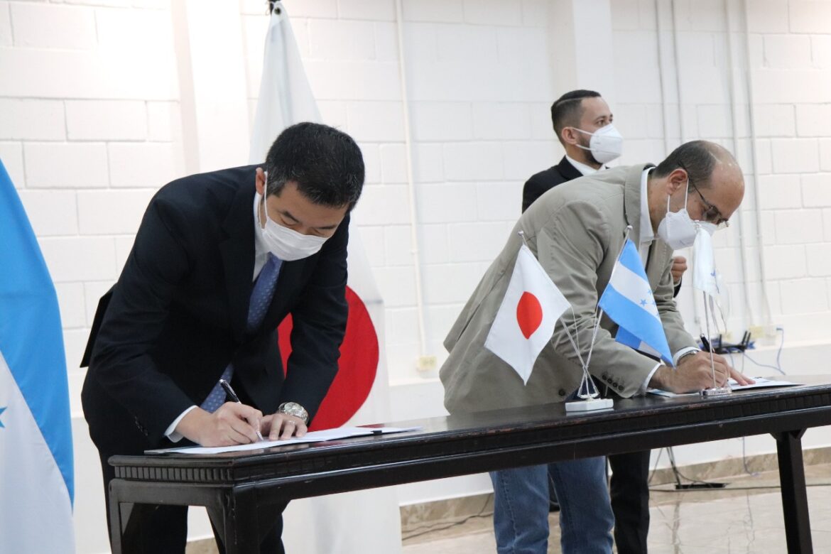 Honduras y Japón firman Canje de Notas y Acuerdo de Donación por: L. 600,000,000.00.