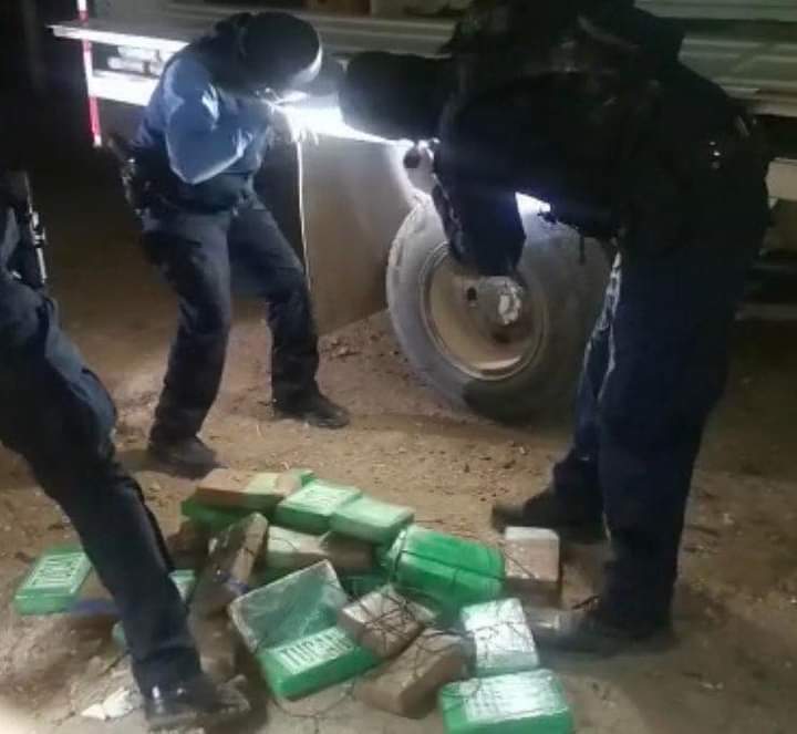 495 kilos de supuesta cocaína incautan FESCCO y DNPA en frontera El Guasaule