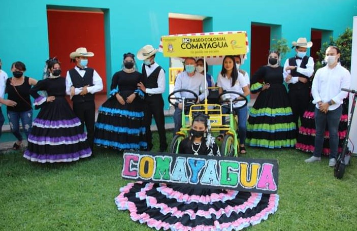 Comayagua amplia la oferta turistica con la innovación de los Bicipaseos coloniales