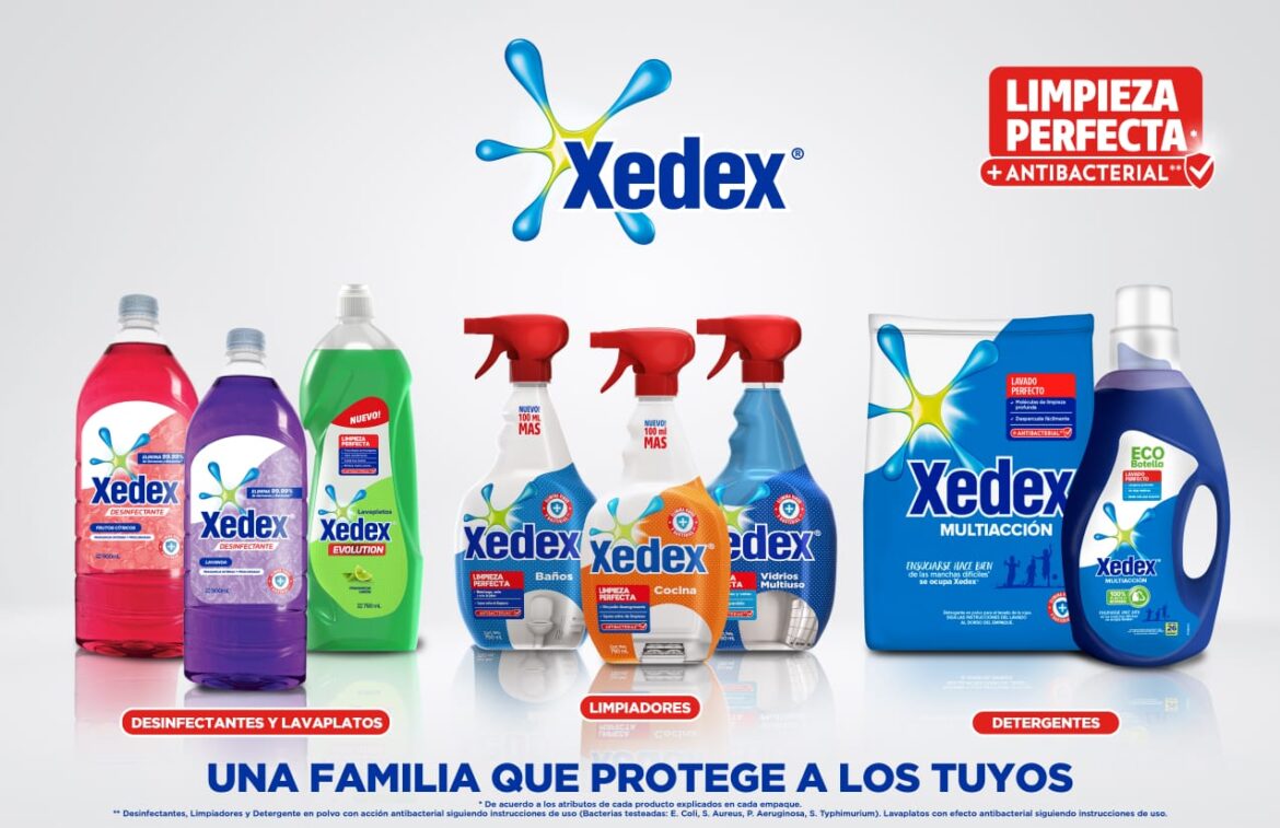 Xedex evoluciona y trae nuevos productos para la limpieza y desinfección del hogar