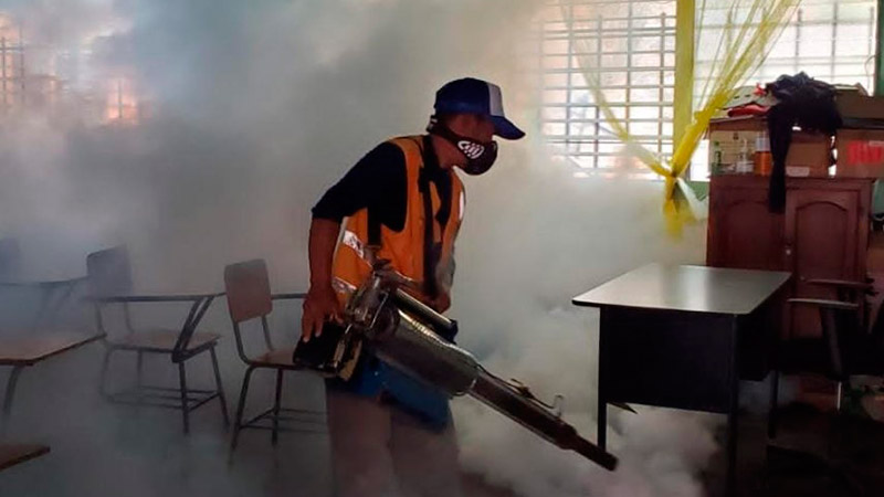 Fumigaciones ante alta incidencia de casos de dengue